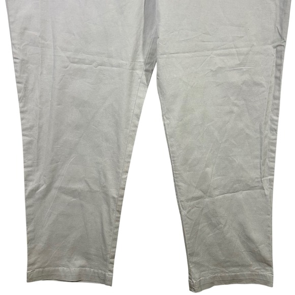 KUT from the Kloth Taylor Crop Trouser Pants Womens Size 14 Gray Chinos Casual - Picture 3 of 15